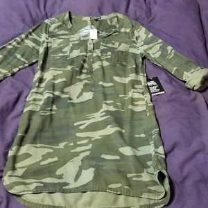 Xpress Camo Shirt Dress